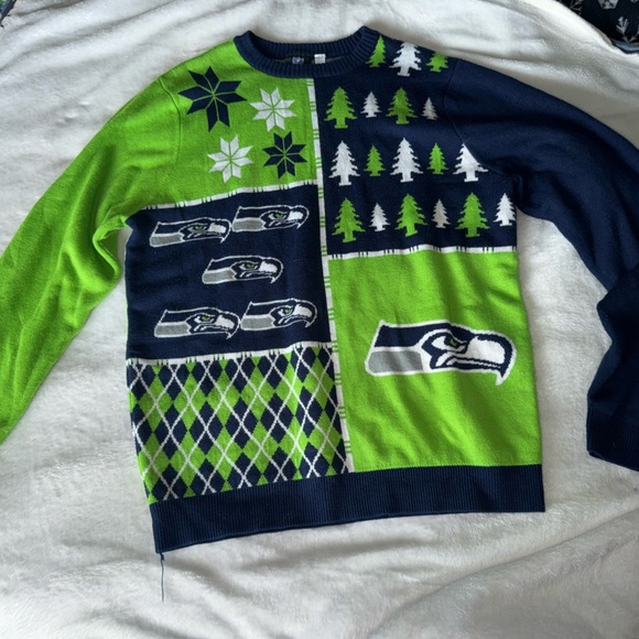 NFL Other - NFL SEAHAWKS Crewneck XMAS Sweater